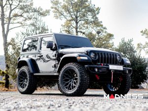 Jeep Wrangler JL Custom Wheels - HF-2 by Vossen - Satin Black Jeep Wrangler JL Custom Wheels - HF-2 by Vossen - Satin Black
